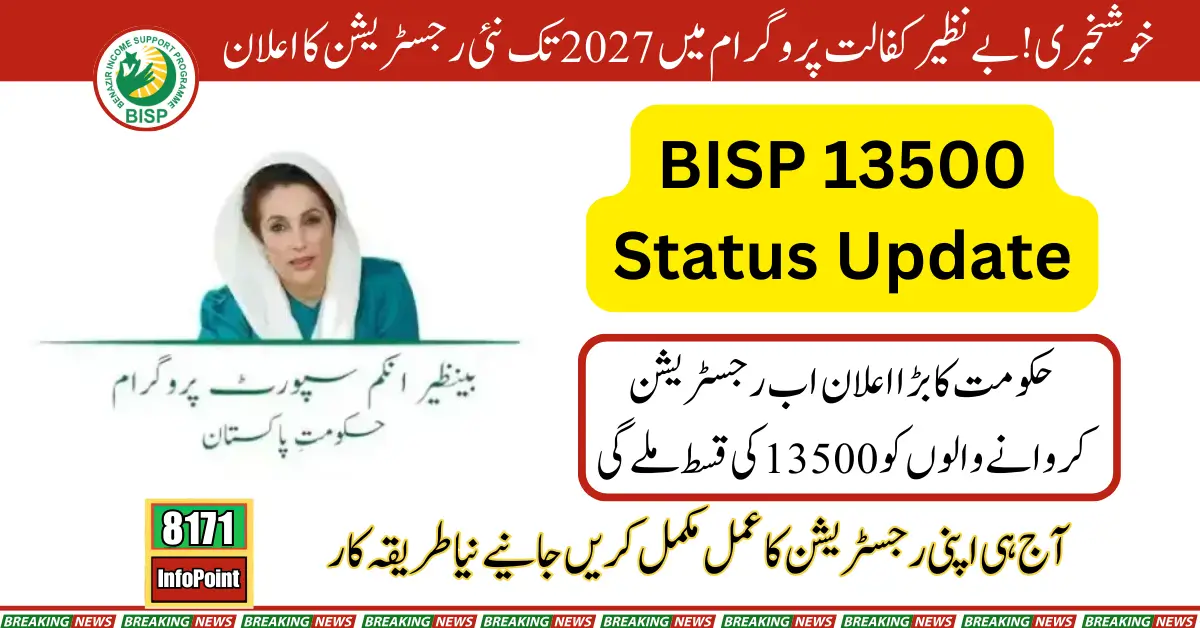 BISP 13500 Status Update - Registration Open For Next 3 Years