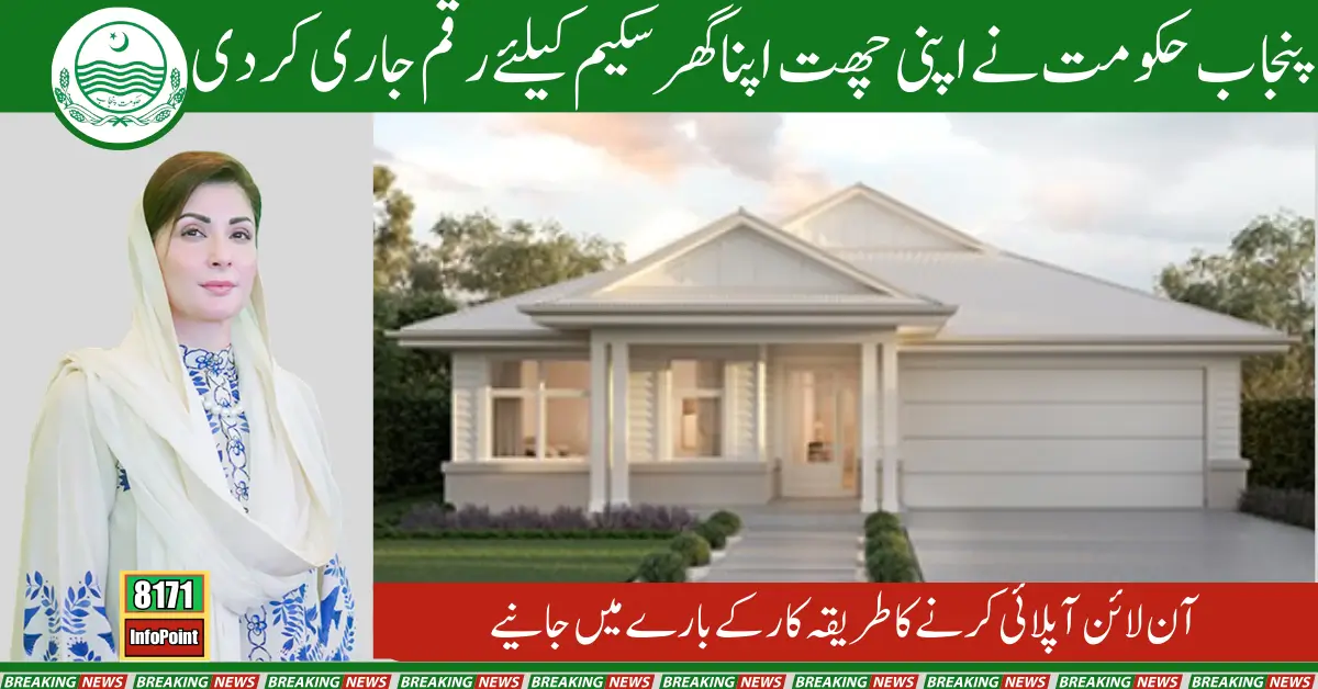 Good News Punjab Government Releases 2.7 Billion for Apni Chhat Apna Ghar Scheme